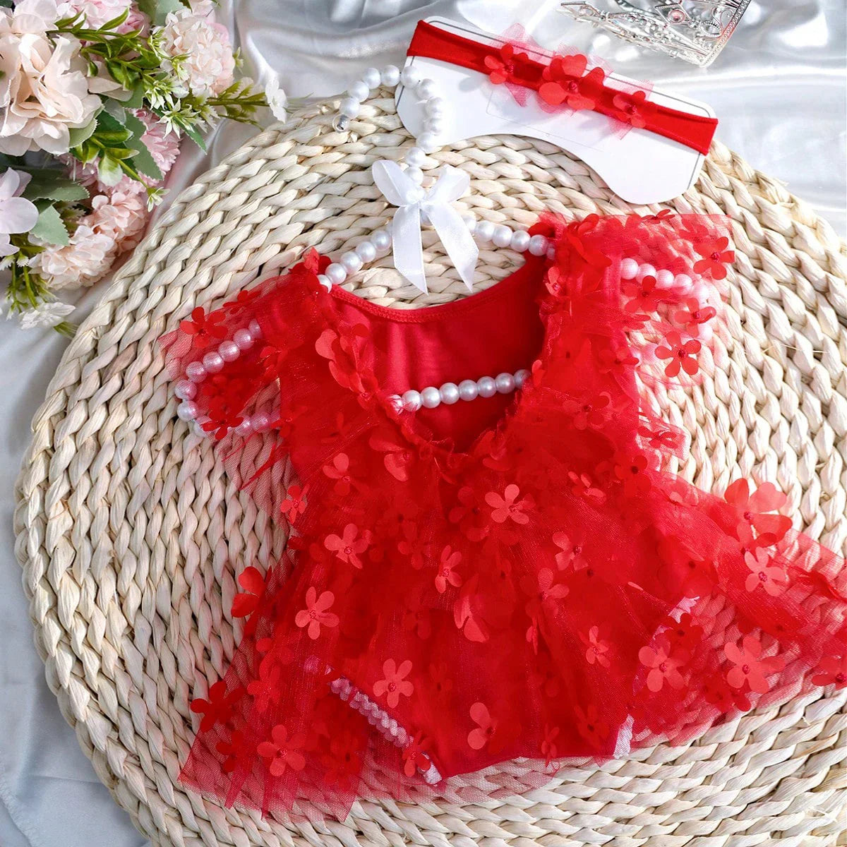 Newborn Baby Girl Flower Photography Outfits