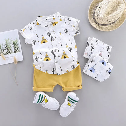 Baby Boy Cool Summer Shirt Set