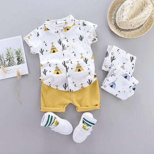 Baby Boy Cool Summer Shirt Set