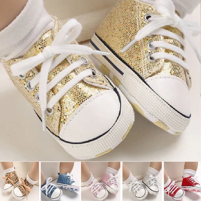 Baby Canvas Sneakers Anti-Slip Newborn Shoes