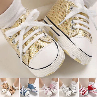 Baby Canvas Sneakers Anti-Slip Newborn Shoes