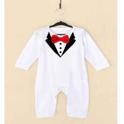 Infant Toddler Boys Gentlemen Rompers 0-24M