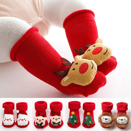 Newborn Toddler Christmas Socks