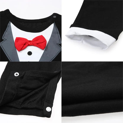 Infant Toddler Boys Gentlemen Rompers 0-24M