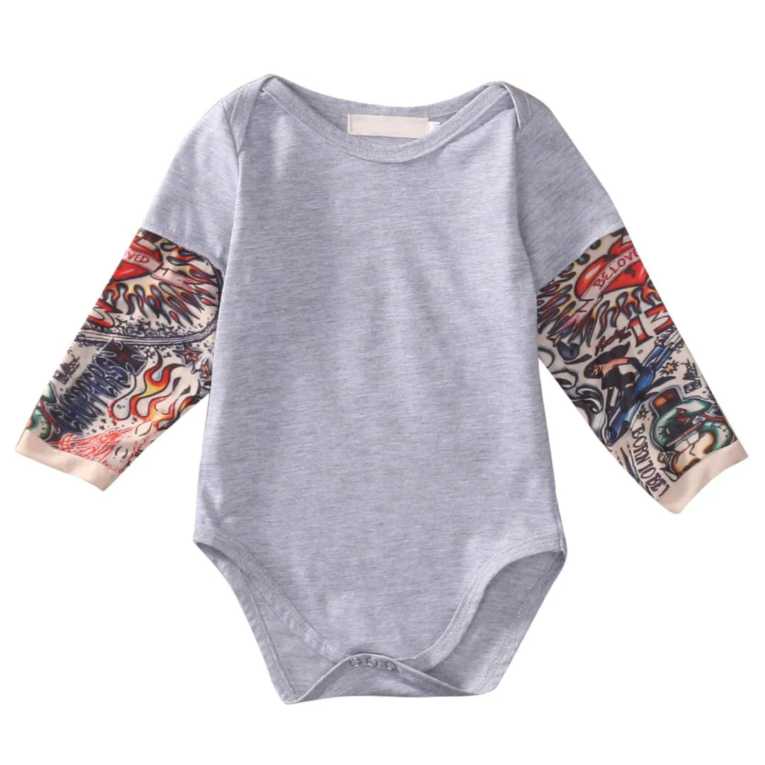 Baby Tattoo Printed Bodysuits