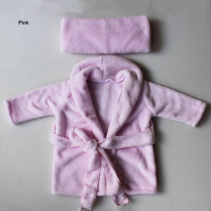 Newborn Photography Props Scarf + Bathrobes