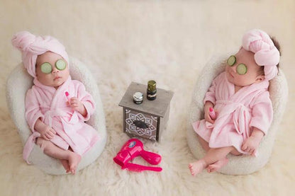 Newborn Photography Props Scarf + Bathrobes