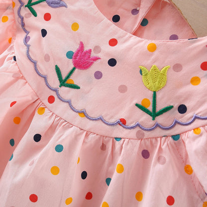 Baby Flower Embroidery Dress
