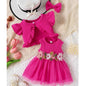 Adorable Baby Girl Jacket Dress Headband Set