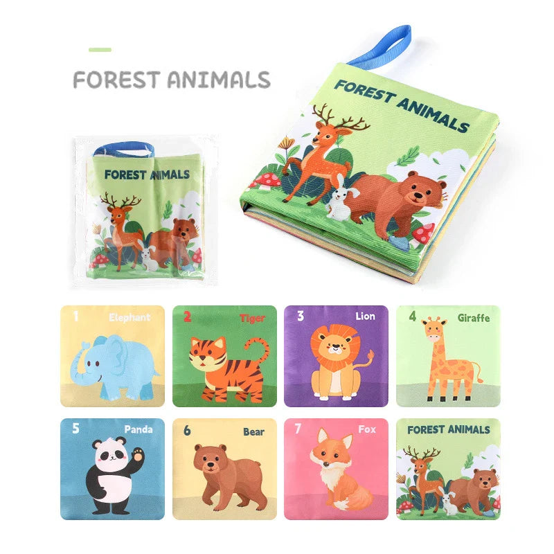 5 Style Baby Toys Soft Cloth Books
