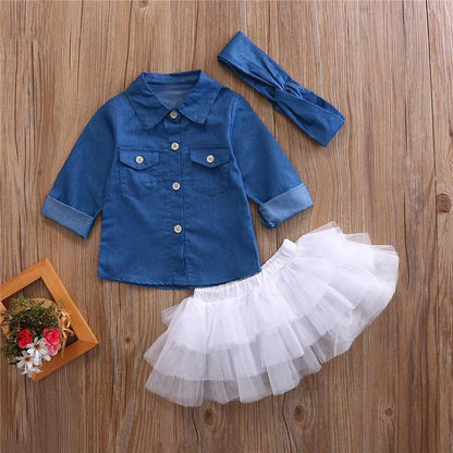 Adorable Summer Baby Girls Clothes Set 0-5T