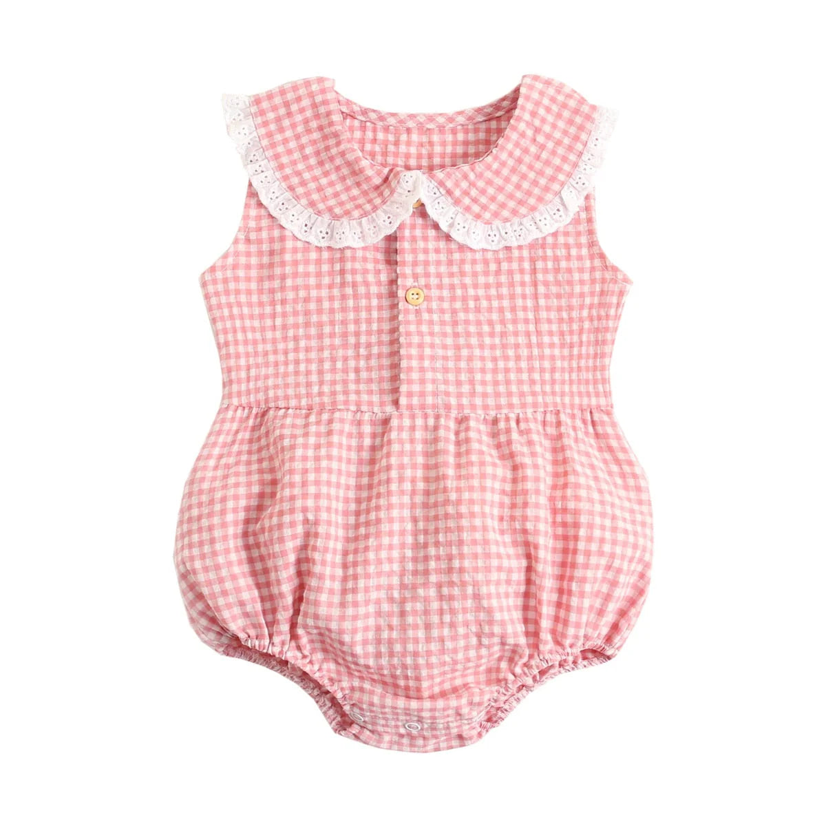 Cute Plaid Newborn Baby Toddler Bodysuits