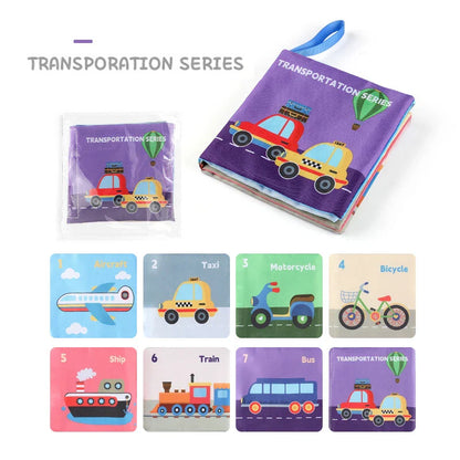 5 Style Baby Toys Soft Cloth Books