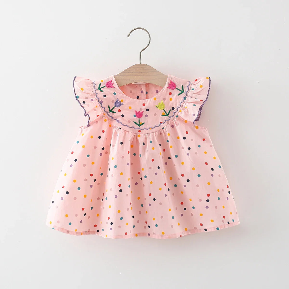 Baby Flower Embroidery Dress