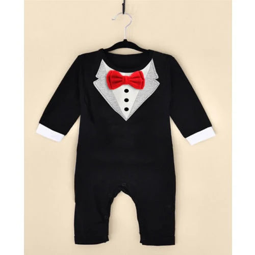 Infant Toddler Boys Gentlemen Rompers 0-24M