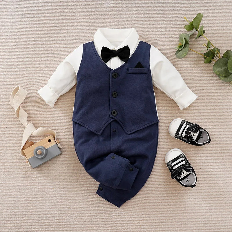 Newborn Baby Boys Comfortable Bodysuits