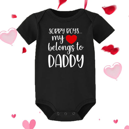 Newborn Baby Girl Bodysuit Daddy Girl