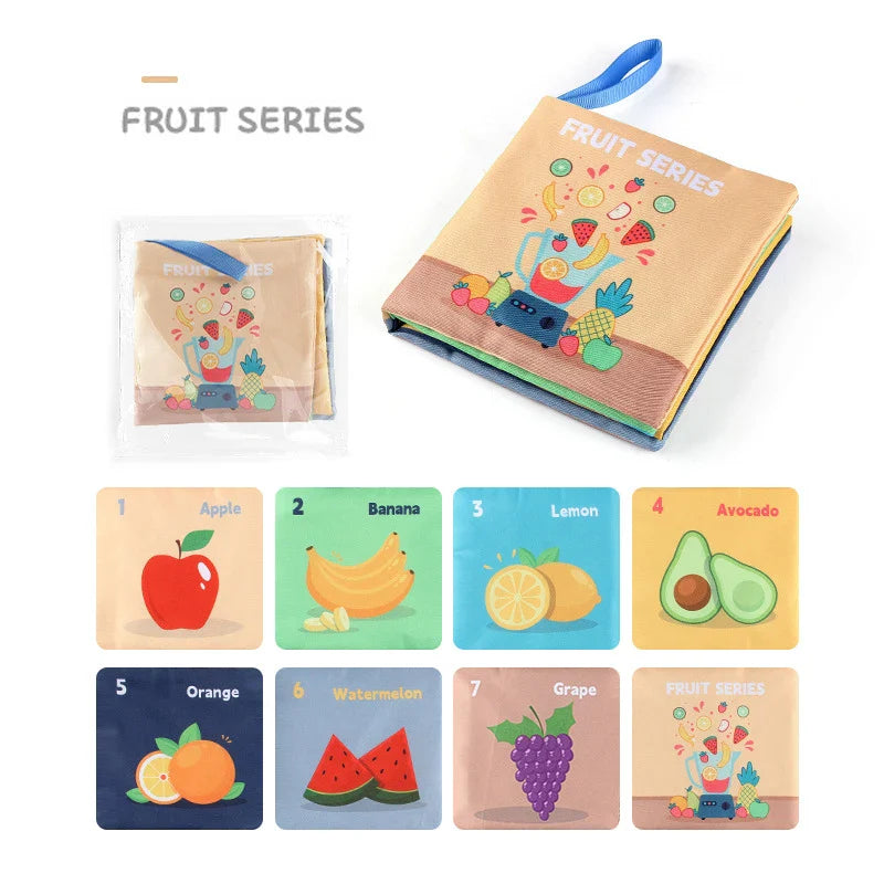 5 Style Baby Toys Soft Cloth Books