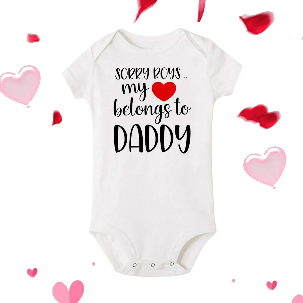 Newborn Baby Girl Bodysuit Daddy's Girl