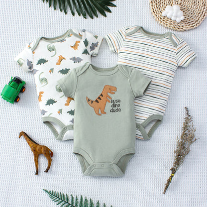 3PCS Baby Boys Bodysuit Sets