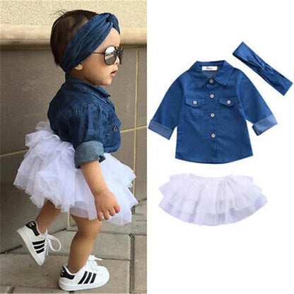 Adorable Summer Baby Girls Clothes Set 0-5T