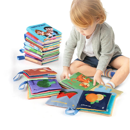 5 Style Baby Toys Soft Cloth Books