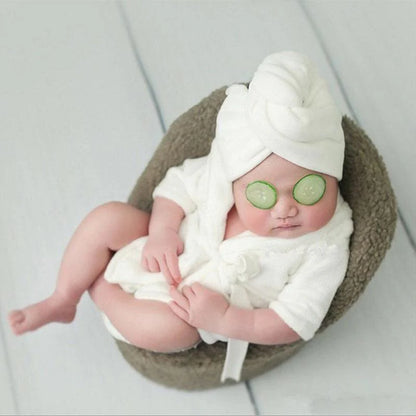 Newborn Photography Props Scarf + Bathrobes