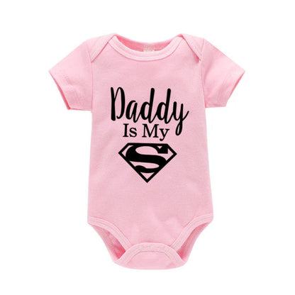 Baby Rompers Daddy Is My Hero 0-24M