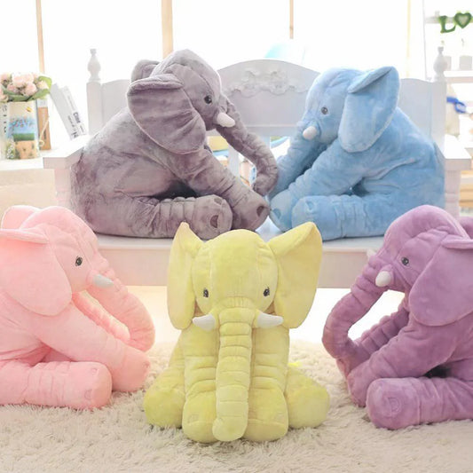 Large Plush Elephant Doll Cushion