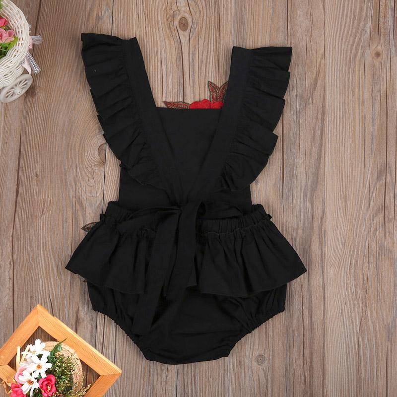 Cotton Flower Baby Girl Rompers