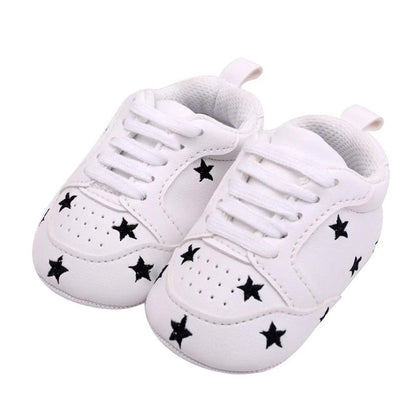 Star Pattern First Walkers Sneakers