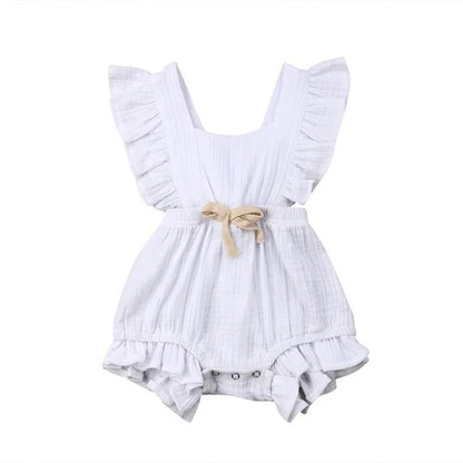 Cute Baby Girl Ruffle Romper 0-18M